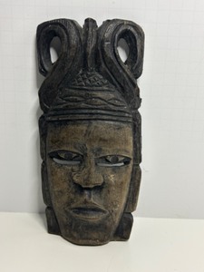 lot 141 image: Carved Wooden African Tribal Mask 9