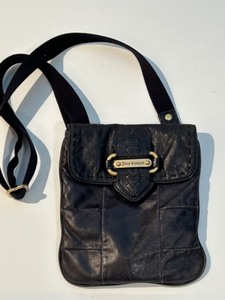 lot 149 image: JUICY COUTURE Distress Leather Crossbody Bag with Gold Hardware