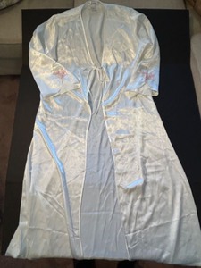 lot 182 image: Cerie Womens Satin Nightgown with Embroidered Floral Design
