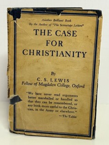 lot 187 image: 1951 Early Edition of The Case for Christianity by C.S. Lewis w Dust Jacket