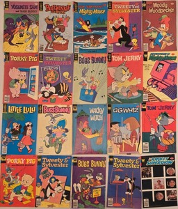 lot 73 image: Collection of 20 Vintage Comic Books Featuring Popular Characters