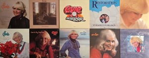 lot 28 image: Collection of 10 Evie Vinyl Records Albums