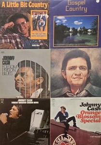 lot 44 image: Collection of Classic JOHNNY CASH Country and Gospel Vinyl Records