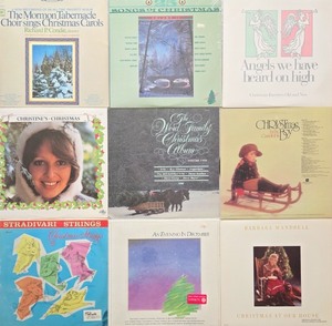 lot 52 image: Collection of 9 Christmas Vinyl Records Featuring Various Artists
