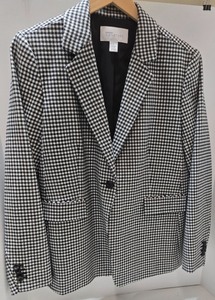 lot 55 image: NORDSTROM Signature Houndstooth Womens Blazer 