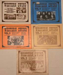lot 59 image: Set of 5 WESTERN SWING Vinyl Records Volumes 1-5