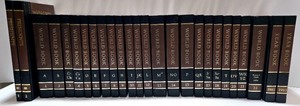 lot 67 image: Complete 24-Volume Set of 1983 WORLD BOOK Encyclopedias with Year Books