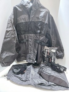lot 94 image: Xelement Advanced Motorcycle Rain Gear Set with Jacket and Goggles