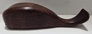 lot 106 image: Mid-Century Modern 6-inch Carved Wooden Whale Figurine