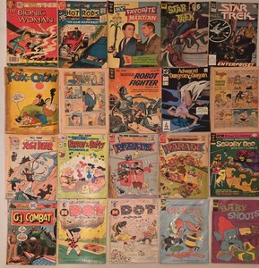 lot 109 image: Collection of 25 Vintage Comic Books Featuring Star Trek, Scooby Doo, and More