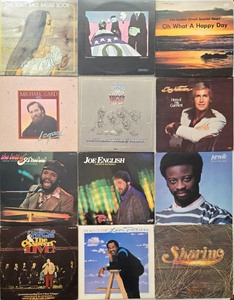 lot 111 image: Collection of 9 Vintage Vinyl Records - Various Artists