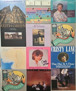 lot 112 image: Collection of 12 Christian Music Vinyl Records
