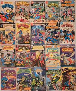 Collection of 20 DC Comic Books Featuring Various Heroes