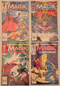 lot 280 image: Set of 4 Marvel MAGIK Comics Limited Series