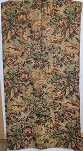 lot 14 image: Floral TAPESTRY Shower Curtain with Elegant Design