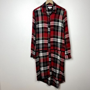 lot 243 image: New With Tag $175 Public School Plaid Shirt Dress for Women Size 2