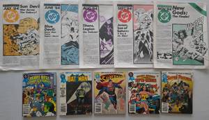 lot 292 image: Collection of Vintage DC Comics and Promotional Release Pamphlets (June-Nov 1984)