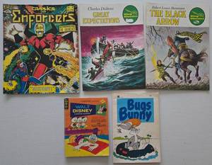 lot 293 image: Collection of Vintage Comics and Illustrated King Classics