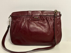 lot 299 image: Vintage 70s ETIENNE AIGNER Cordovan Leather Shoulder  Clutch BAG Purse