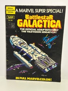 lot 317 image: Battlestar Galactica Marvel Super Special Comic Special edition XL size