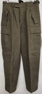 lot 346 image: Vintage German Military Wool Cargo Pants