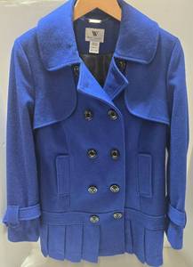 lot 348 image: Womens WORTHINGTON Wool Blend Peacoat in Electric Blue