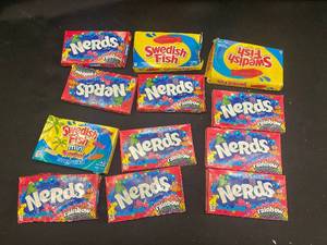 zz - Assorted Candy Lot - Nerds and Swedish Fish Variety Pack