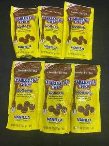 zz - Set of 6 Charleston Chew Rollers Vanilla Snack-To-Go Bags
