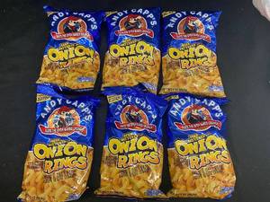 Y - Set of 6 Bags of Andy Capps Beer Battered Onion Rings