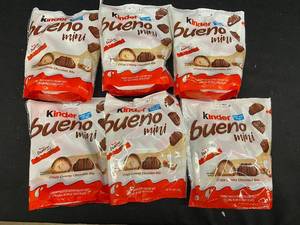 YY - Set of 6 Kinder Bueno Mini Packs - Crispy Creamy Chocolate Bites