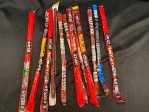 JJJ - Collection of 12 Assorted Beef Sticks Snacks