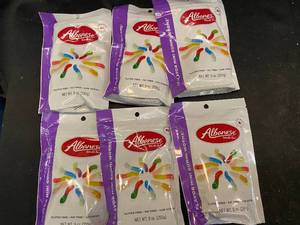 MMM - Set of 6 Albanese Mini Gummi Worms 9 oz Bags
