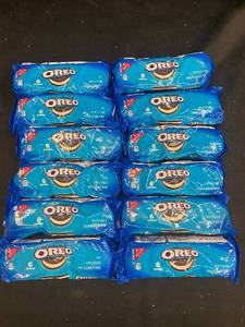 P - Lot of 12 Oreo Chocolate Sandwich Cookies 6-Pack