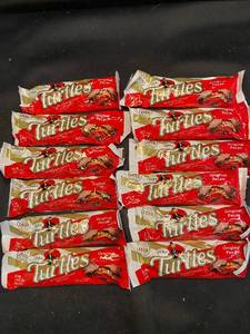 L - Collection of 12 Turtles Original Pecan Chocolate Candies
