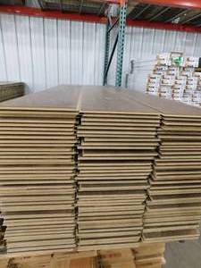 lot 20 image: Brown  8 x 47 Click Plank Laminate Water Resistant Flooring (336 sq.ft)