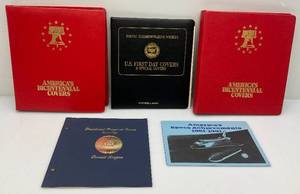 lot 222 image: Group Of First Day Covers Including Ronald Reagan & Bicentennial With Albums