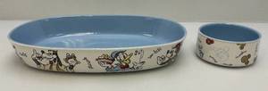 lot 234 image: Disney Store Mickey, Minnie, Goofy & Donald Chip N Dip Combo Set (NEW)