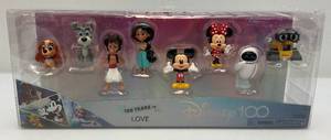 lot 12 image: Disney 100 (100 Years Of Love Miniature Figurine Set (NIB)