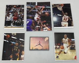lot 23 image: Misc. Koby Bryant & Michael Jordan Photos 6x 8 - 8 x 10