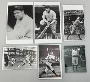 lot 47 image: Misc. Babe Ruth Photographs 5 x 7
