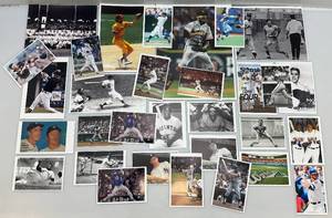 lot 59 image: Misc. Baseball Photographs Including Mickey Mantle & More Biggest 11 x 14