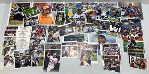lot 61 image: Misc. Football Photographs & More Biggest 11 x 14