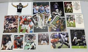 lot 64 image: Misc. Football Photographs & More Biggest 11 x 14