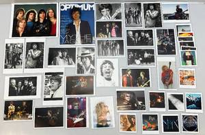lot 66 image: Misc. Rock Band Photographs Biggest 8 x 10