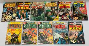 lot 88 image: Misc. 25, 30 & 35 Cent DC Sgt. Rock Comics