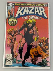 lot 98 image: Vintage Marvel 50 Cent Kazar The Savage No. 1 (Bagged & Boarded)