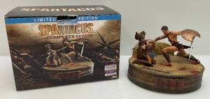 lot 142 image: Limited Edition Spartacus The Complete Series Dlue Ray Disc Set  Spartacus Resin Statue In Original Box (NO DVDS Present Statue Only) 7 x 9
