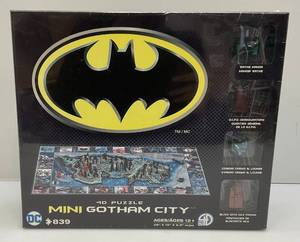 lot 144 image: DC Batman 4D Puzzle Mini Gotham City (Factory Sealed)