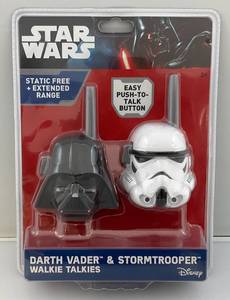 lot 157 image: Star Wars Darth Vader & Stormtrooper Walkie Talkies (NIB)