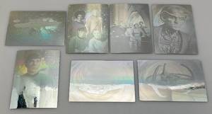lot 266 image: RARE 1993 STAR TREK Deep Space Nine Lasergram Hologram Postcards Set Of 7